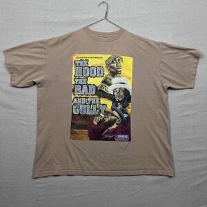 2006 GiveMeFace T Shirt Death Row‎ Tupac Snoop Dogg Suge Knight Graphic Tee